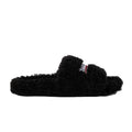 Balenciaga Furry Slide Black Trillo DXB