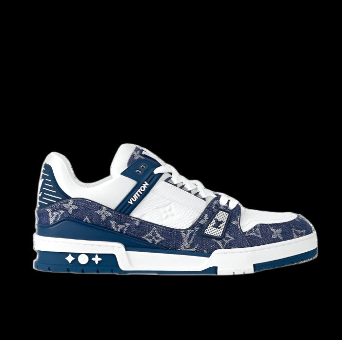 Louis Vuitton Sneakers Navy Blue DripHaus